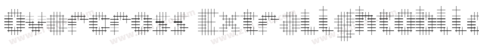 Overcross ExtraLightOblique字体转换